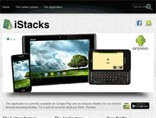 Tablet Screenshot of istacks.com